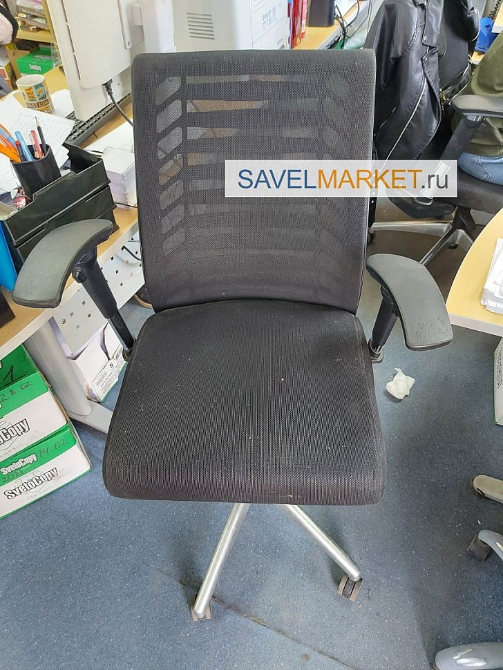 Ремонт сетчатого кресла в офисе в Москве - ремонт офисных кресел, оплата по счету, наличными, банковской картой, с гарантией - Savelmarket ru