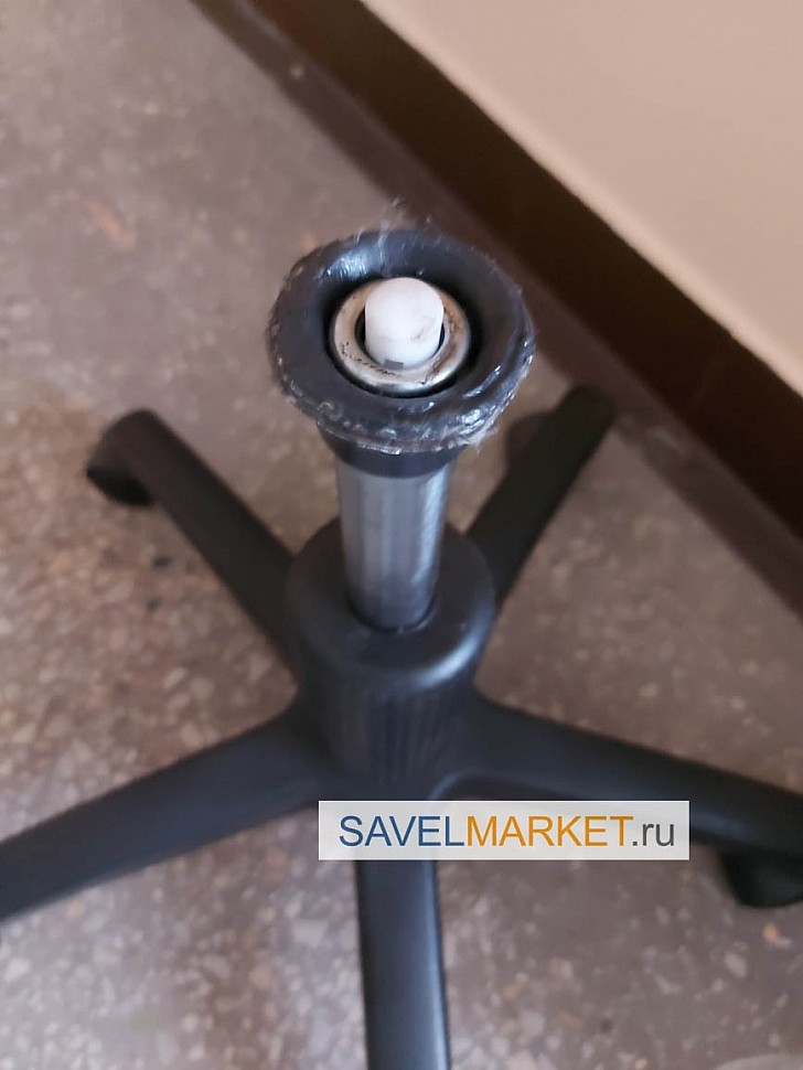 Как снять часть механизма с газлифта - вызвать мастера на дом, в офис в день обращения, Запчасти для ремонта офисных кресел - Savelmarket ru