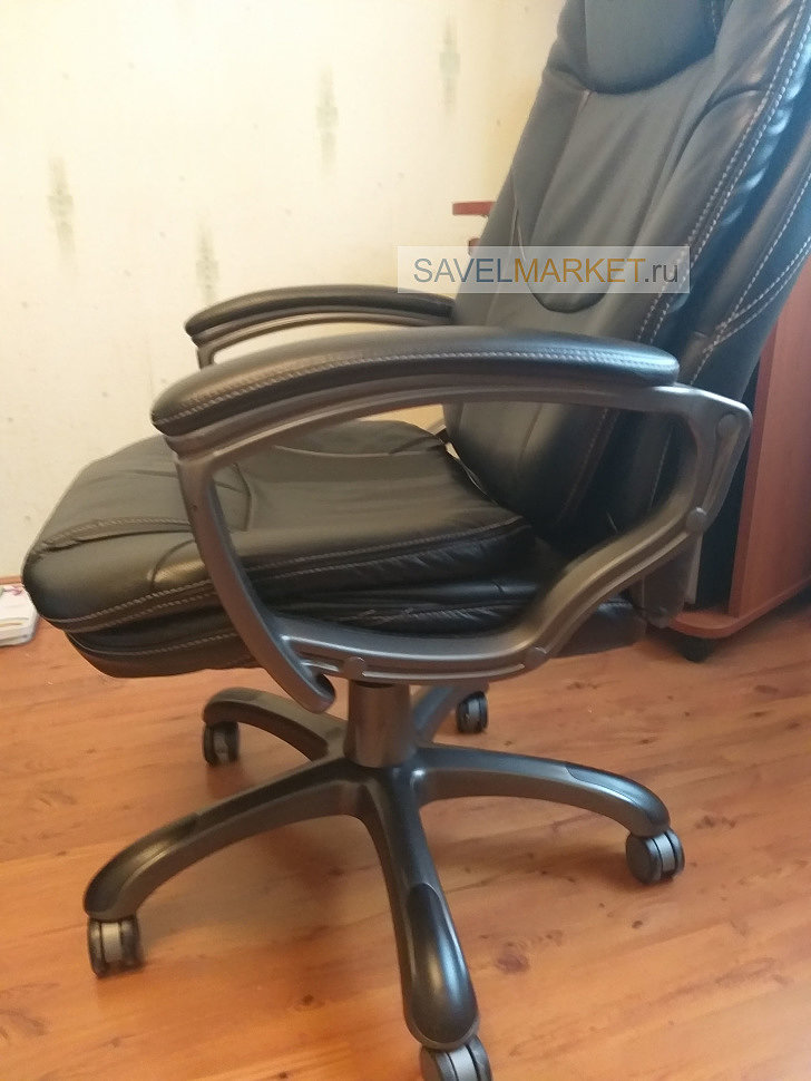 Ремонт кресла на дому, Замена газлифта, кресло руководителя Бюрократ CH-868AXSN