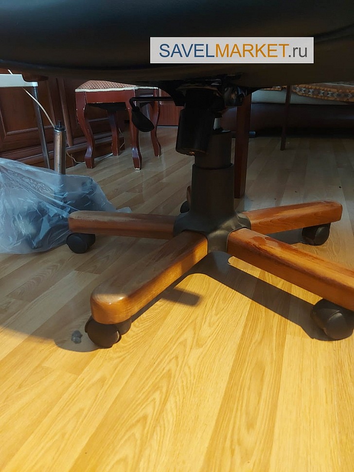 Ремонт компьютерного кресла с деревянной крестовины - вызвать мастера на дом, в офис в день обращения, Запчасти для ремонта офисных кресел - Savelmarket ru