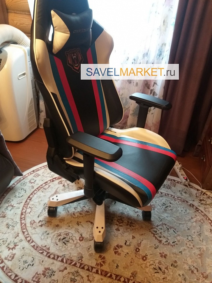 Сломалось игровое геймерское кресло DXRAcer - ремонт компьютерных и офисных кресел в Москве, выезд мастера Savelmarket ru в день обращения