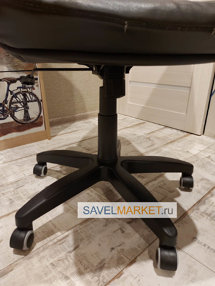 Ремонт кресла - замена пластиковой усиленной крестовины BIFMA D68, Savelmarket.ru